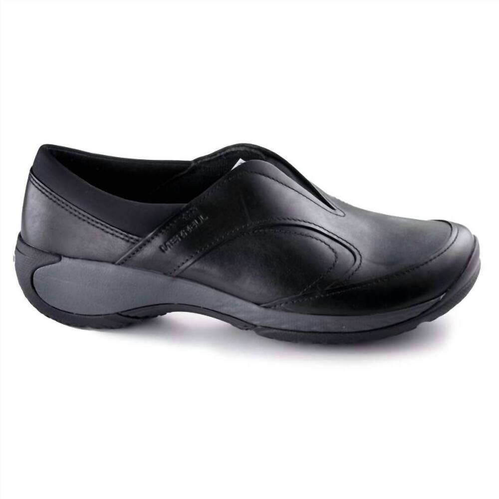 NEW MERRELL women's encore q2 moc slip-on shoe in black